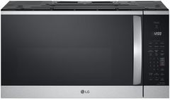 Four à micro-ondes intelligent à hotte intégrée de 30 po LG de 1,8 pi³ - Acier inoxydable résistant aux traces de doigts