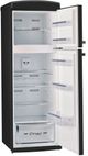 Unique® Appliances Classic Retro 24" 11 Cu. Ft. Midnight Black Counter Depth Top Freezer Refrigerator-3