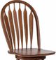 TEI Colonial Windsor Burnished Walnut 24" Swivel Barstool-1