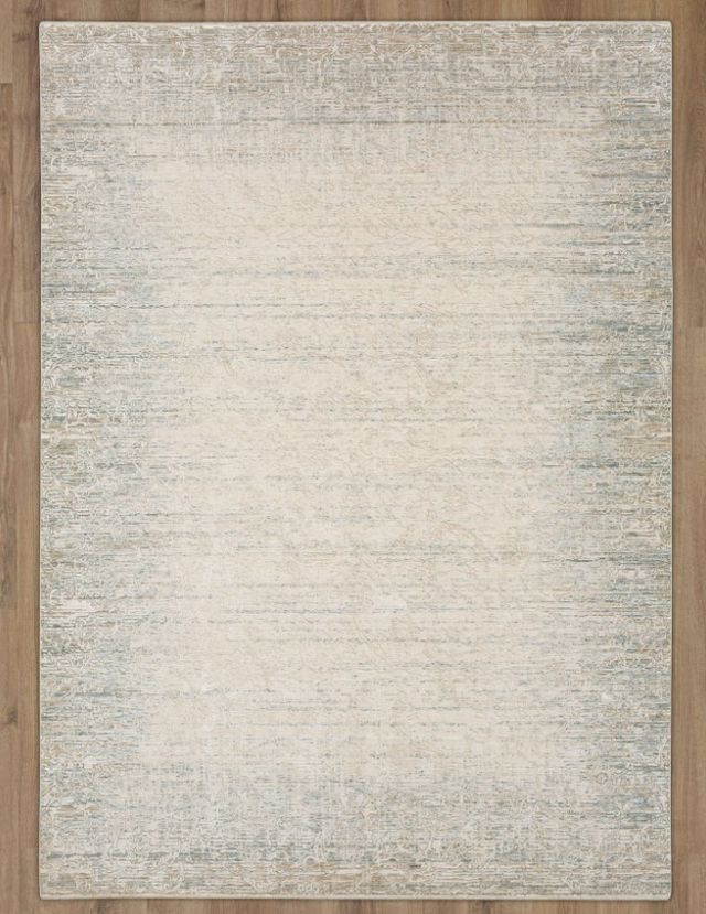 Karastan® Solitude Mandawa Cream/Dark Gray 8'x10' Area Rug-3