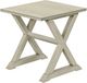 Monarch Specialties Inc. Antique White Veneer Square End Table-1