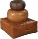 Hammary® Hidden Treasures Brown Large Square Pouf-2