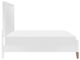 Legacy Classic Melrose Cloud White/Desert Oak King Sculpted Panel Bed-3