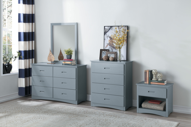 Mazin Furniture Orion Gray Dresser-1