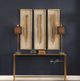 Uttermost® Palma 3-Piece Gold Shadow Boxes Wall Art Set-2