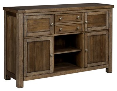 Signature Design by Ashley® Moriville 7-Piece Grayish Brown Counter Height Dining Set-2