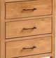 Archbold Furniture Customizable 2 West 3-Drawer Wide Nightstand-1