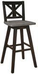 Homelegance® Amsonia Black Sand/Distressed Gray Pub Height Chair-0