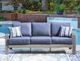 Signature Design by Ashley® Dillon Beach Blue/Gray Aluminum Outdoor Sofa-1