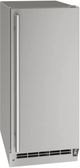 U-Line® Outdoor 15" Stainless Solid Ice Maker-0
