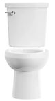American Standard H2Optimum® White Two-Piece Standard 1.1 gpf/4.2 Lpf Height Elongated Toilet Less Seat-2