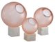 Currey & Company Fresno Pale Pink/White Orb Set-0