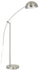 Cal® Lighting & Accessories Pinehurst Brushed Steel Metal Arc Floor Lamp With Metal Shade-0