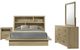 Coaster® Hendricks 4-Piece Light Oak California King Bookcase Bedroom Set-0