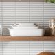 Magnolia Home by Joanna Gaines Emile Henry Modern Classics White 8" Rectangular Sugar Baker-1