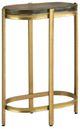 Signature Design by Ashley® Porterville Glass Top Accent Table with Gold Base-0