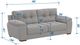 Catnapper® Finn Pebble Sofa-2