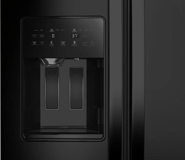 Whirlpool® 36 in. 28.7 Cu. Ft. Black Side-by-Side Refrigerator-1