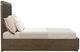 Flexsteel® Athens Chocolate Brown Queen Panel Storage Bed-4