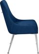 Meridian Furniture Ace Navy/Chrome Velvet Dining Chair-4