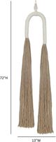 TOV Furniture Pasha Natural Large Tassel Wall Decor-2