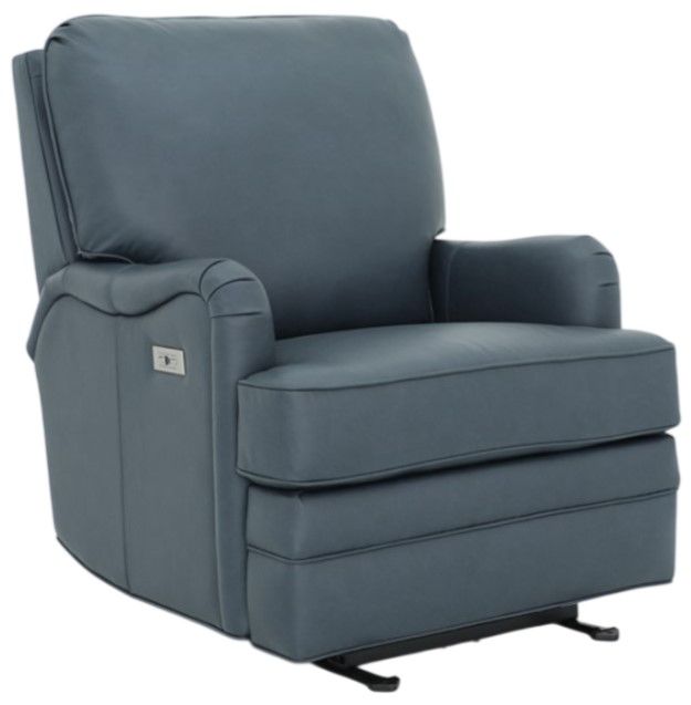 BarcaLounger® Scarlett Santa Fe Ocean Leather Power Recliner-0