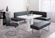 Armen Living Amanda 2-Piece Black/Chrome Side Chair Set-2