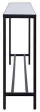 Renwil® Bodin Natural White Console Table with Matte Black Base -2