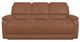 La-Z-Boy® Greyson Caramel Leather Manual Reclining Sofa-1