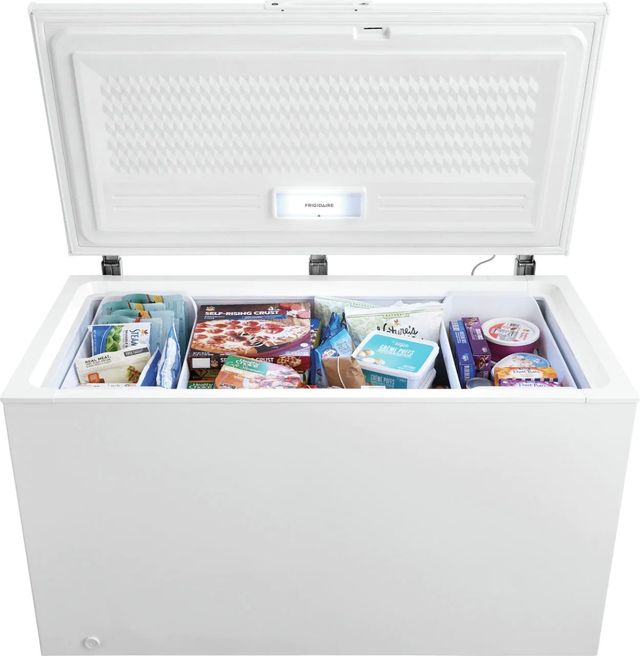 Frigidaire® 14.8 Cu. Ft. White Chest Freezer-9