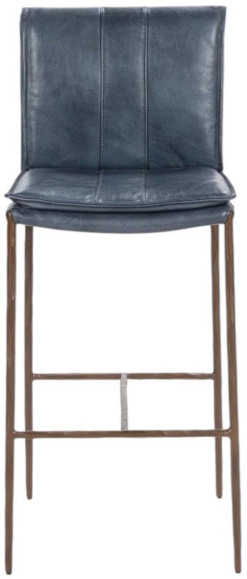 Classic Home Mayer Ocean Blue Bar Stool-2
