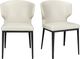 Moe's Home Collection Delaney 2-Piece Beige Dining Side Chair Set-3