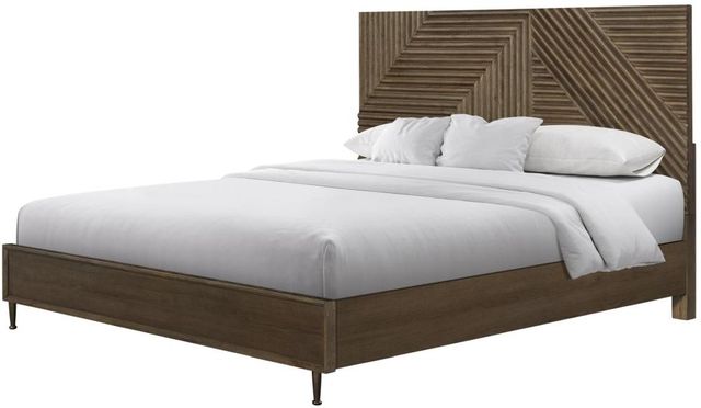 Bernards Linné Rye Queen  Matrix Panel Bed-4