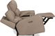Flexsteel® Jarvis Parchment Power Reclining Loveseat with Console and Power Headrests-3