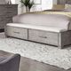 Liberty Furniture Modern Farmhouse Gray King Storage Bed-2