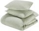 Classic Home Jayson 3-Piece Sagebrush Cotton/Linen King Sheet Set-0