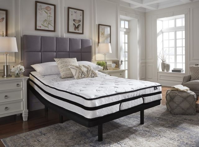 Sierra Sleep® by Ashley® Chime 2-Piece 10" Hybrid and Better Adjustable Base King Mattress Set-3