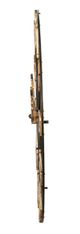 A & B Home Gustav Black/Gold Oversized Wall Clock-3