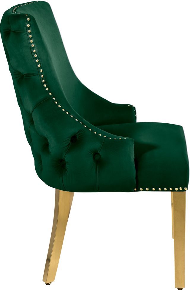 Meridian Furniture Tuft Green Velvet Dining Chair-3