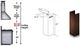 ZLINE 61" Walnut Wall Hood Extension-1
