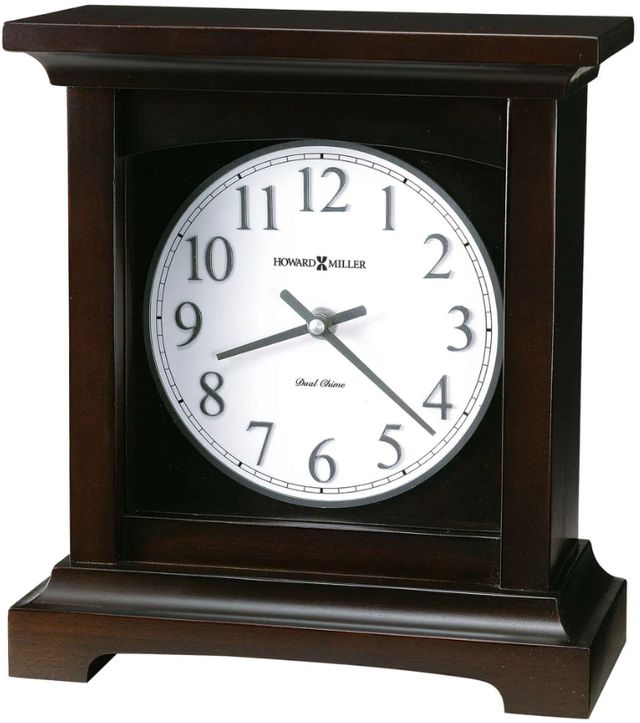 Howard Miller® Urban Mantel II Black Coffee Mantel Clock-0