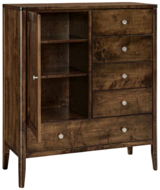 Archbold Furniture Customizable Amish Essentials Warren Maple Chifforobe-1