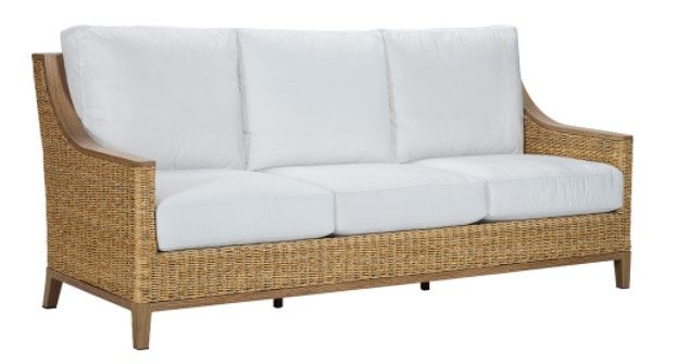 Lane Venture® Hemingway Loggia Brown/White Sofa-0