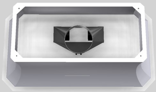 Vent-A-Hood® Designer Series 54" White Island Range Hood-1