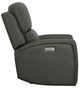 Flexsteel® Linden Charcoal Power Recliner with Power Headrest and Lumbar-4