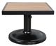 CabanaCoast® Customizable Kensington Wooden 24" Outdoor Square Pedestal Side Table-1