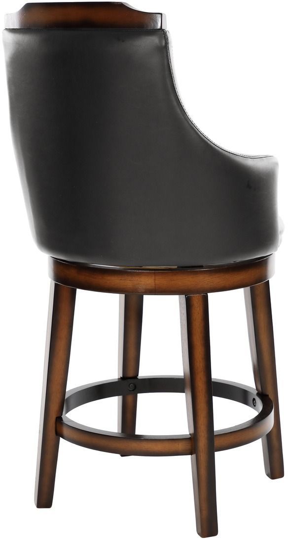 Homelegance® Bayshore Burnished Oak Swivel Counter Chair-3