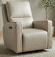 Liberty Furniture Rolan Carmel Stonewash Leather Single Glider Zero Gravity Power Recliner-3