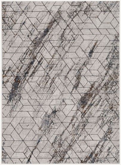 KAS Rugs Inspire Ivory Elliott 5'x8' Area Rug-0