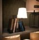 Currey & Company Oldknow Off-White/Polished Concrete Bookcase Lamp-5
